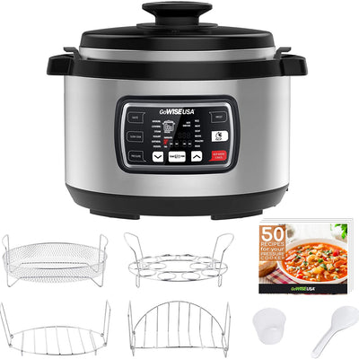 GoWise 12-in-1 Multi Functional 9.5 Qt Stainless Steel Pressure Cooker(Open Box)