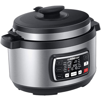 GoWise 12-in-1 Multi Functional 9.5 Qt Stainless Steel Pressure Cooker(Open Box)