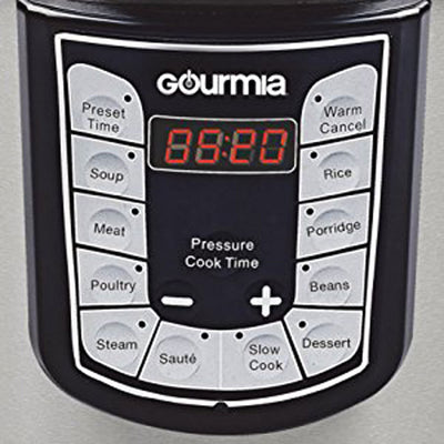 Gourmia Smart Pot 4 Quart Multimode 13 Program Pressure Cooker, (Open Box)