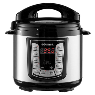 Gourmia Smart Pot 4 Quart Multimode 13 Program Pressure Cooker, (Open Box)