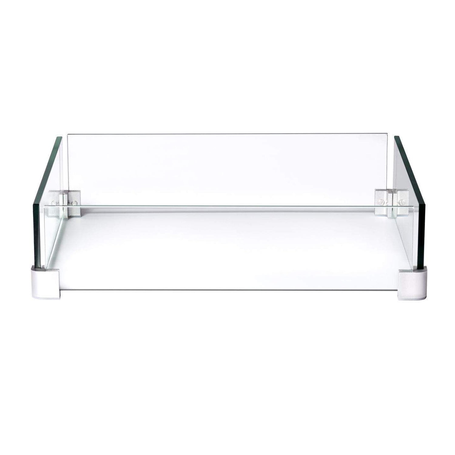 Napoleon GPFSE-WNDSCRN Square Glass Windscreen Guard for Outdoor Fire Tables