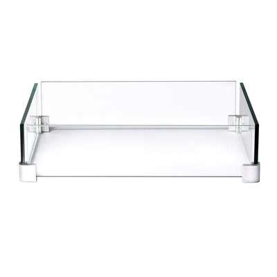 Napoleon GPFSE-WNDSCRN Square Glass Windscreen Guard for Outdoor Fire Tables