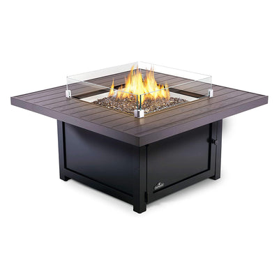 Napoleon GPFSE-WNDSCRN Square Glass Windscreen Guard for Outdoor Fire Tables