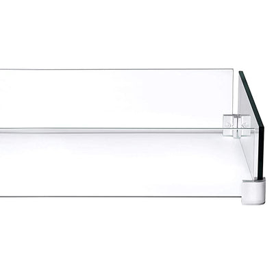 Napoleon GPFTR-WNDSCRN Rectangle Glass Windscreen Guard for Outdoor Fire Tables