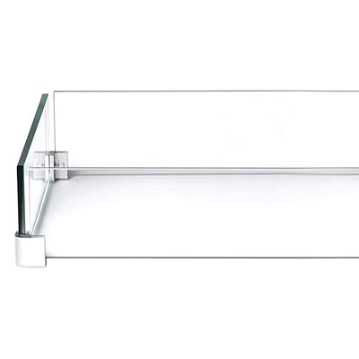 Napoleon GPFTR-WNDSCRN Rectangle Glass Windscreen Guard for Outdoor Fire Tables