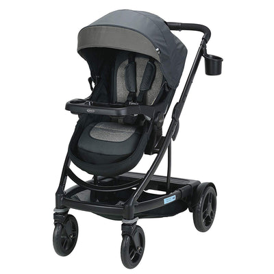 Graco UNO2DUO Single Folding Reclining Convertible Baby Travel Stroller, Bryant