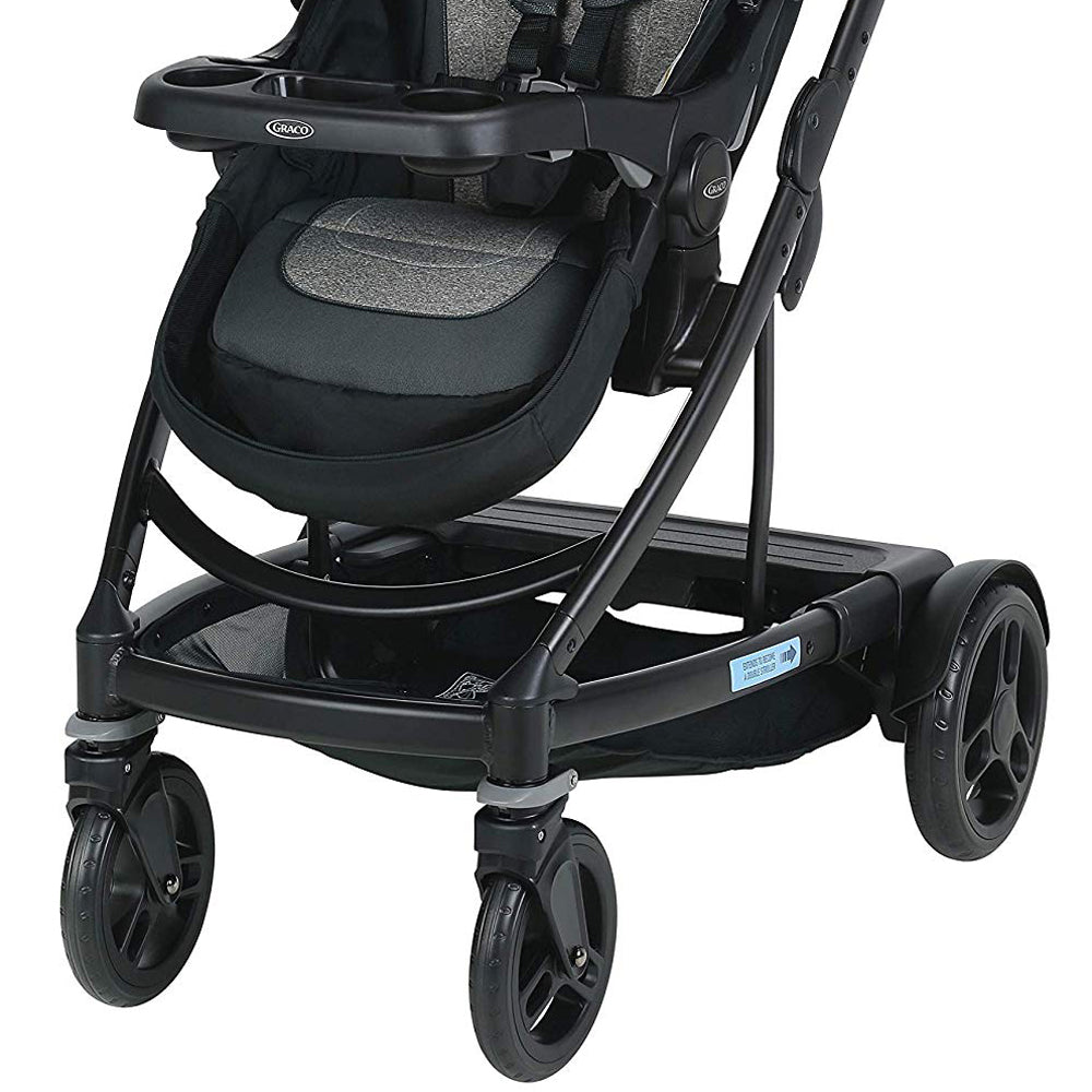 Graco UNO2DUO Single Folding Reclining Convertible Baby Travel Stroller, Bryant