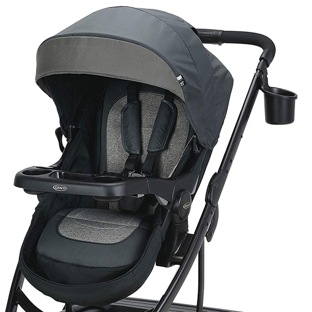 Graco UNO2DUO Single Folding Reclining Convertible Baby Travel Stroller, Bryant