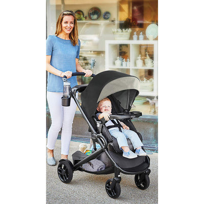 Graco Modes2Grow Infant to Toddler 4 in 1 Convertible Baby Stroller, Haven Gray