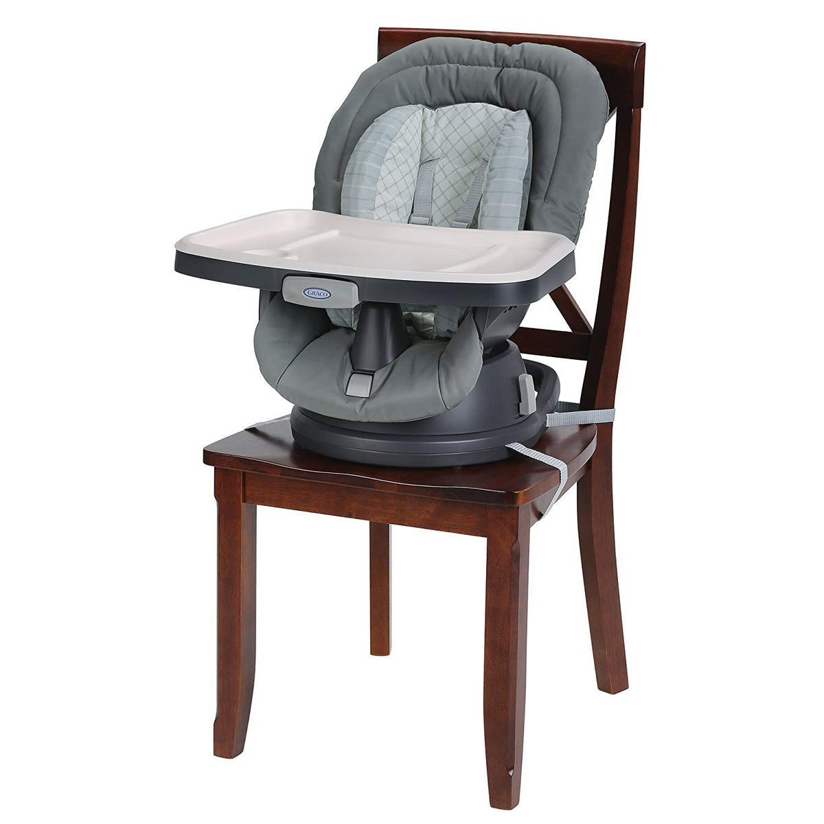 Graco 2002804 Swivi Seat 3-in-1 Baby Toddler Booster Seat with Tray, Brinley