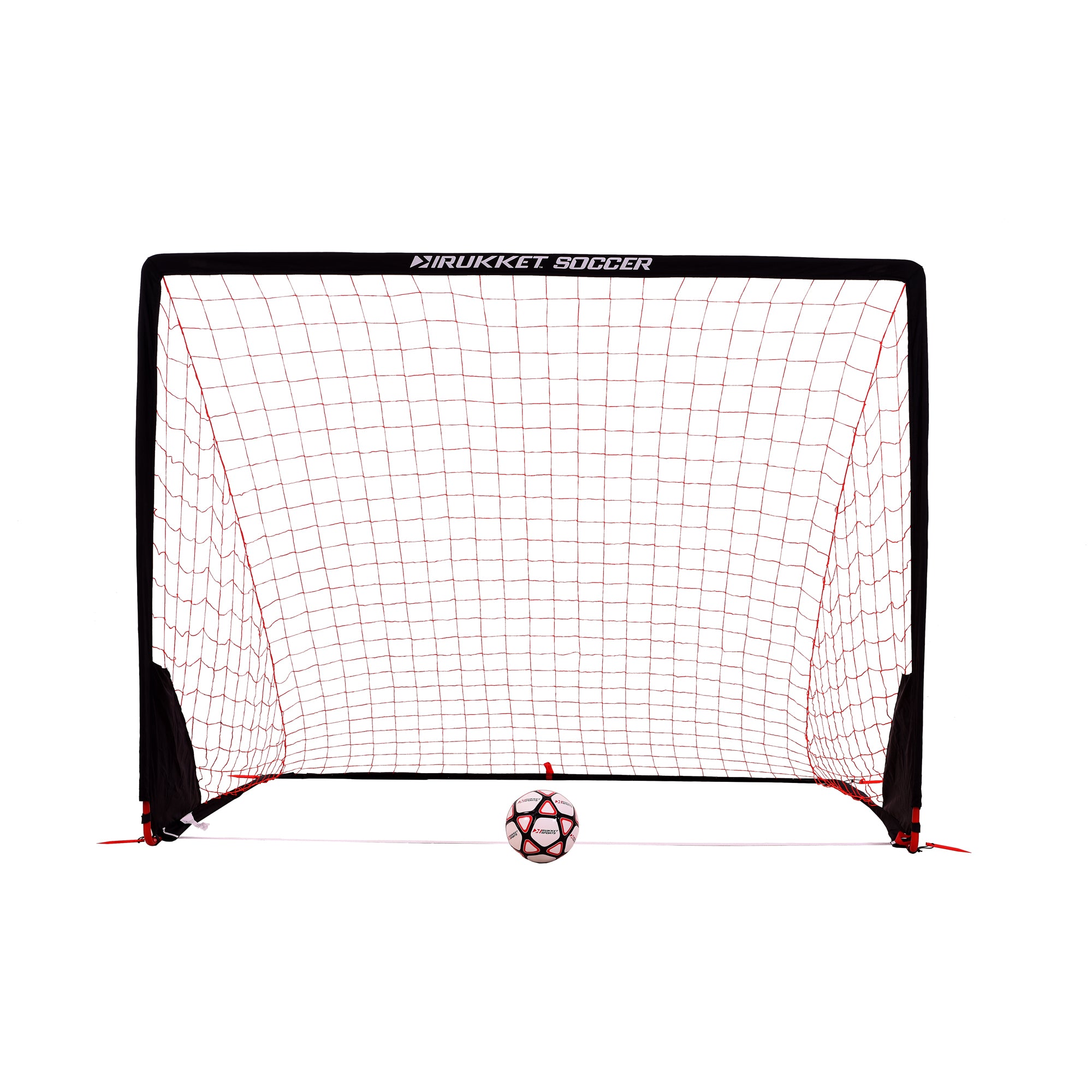 Rukket Sports 8 x 6 Ft Travel Sport Practice Foldable Soccer Goal Net (Open Box)