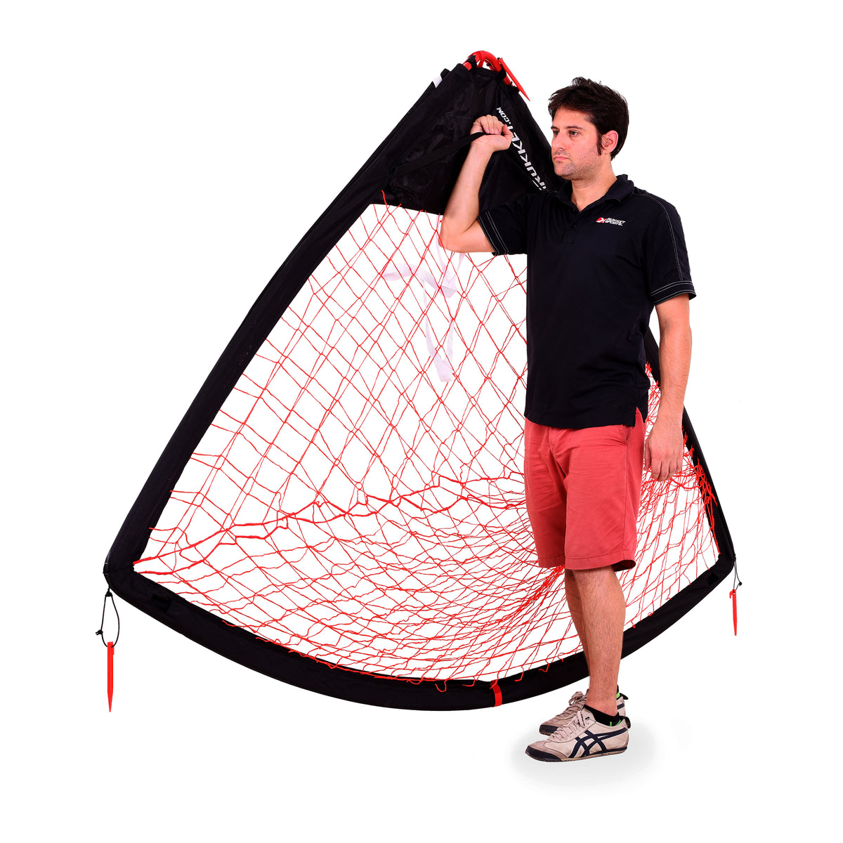 Rukket Sports 8 x 6 Ft Travel Sport Practice Foldable Soccer Goal Net (Open Box)