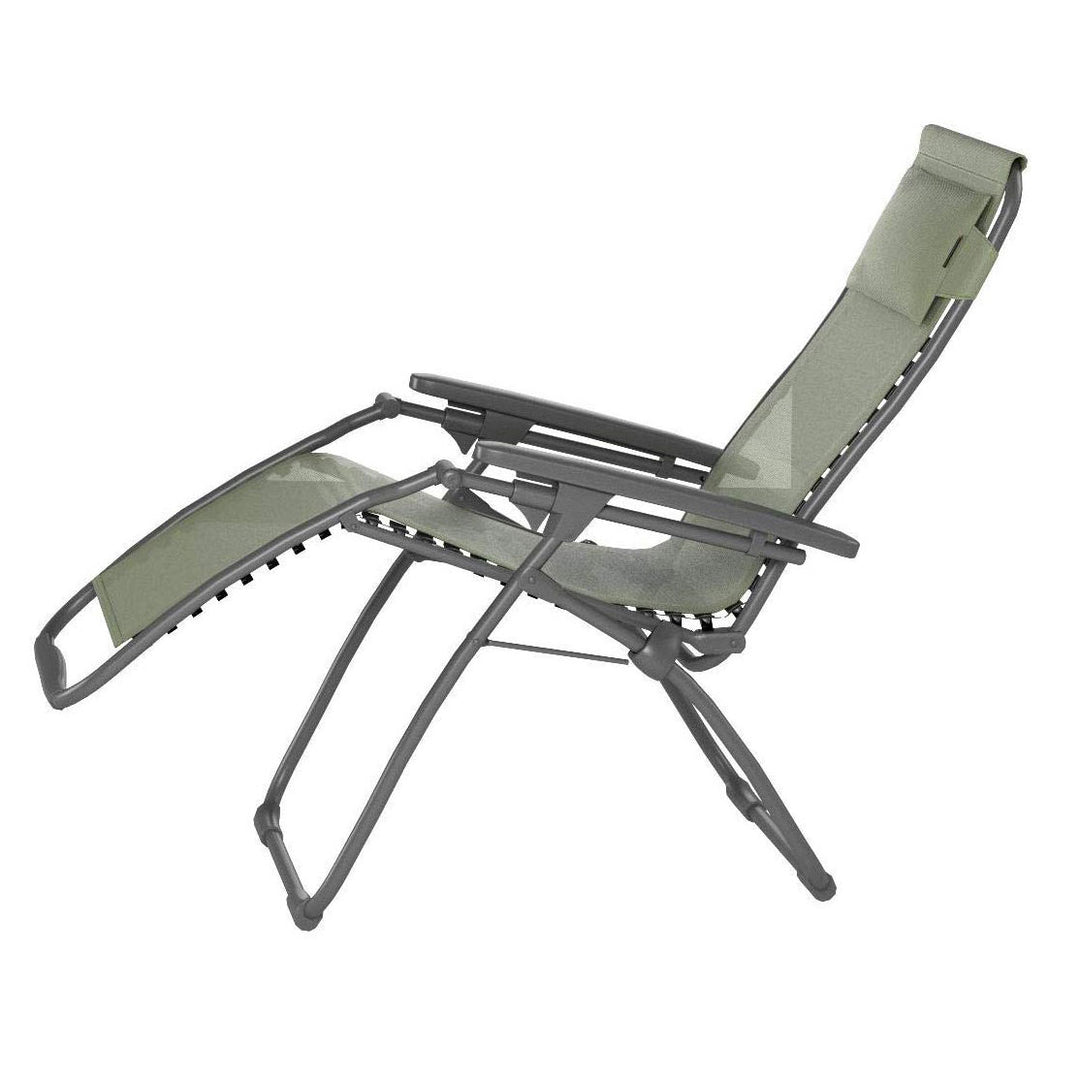 Lafuma Futura Series Zero Gravity Outdoor Lounge Recliner, Green (Open Box)