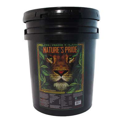 GreenGro Nature's Pride Veg Plant Fertilizer w/ Biochar & Mycorrhizae, 35 Pound