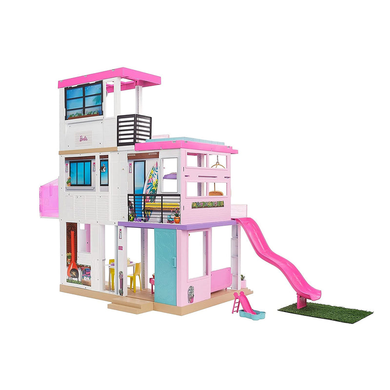 Barbie Dreamhouse 3 Story Dollhouse, Dream Closet, and Dream Camper Playset