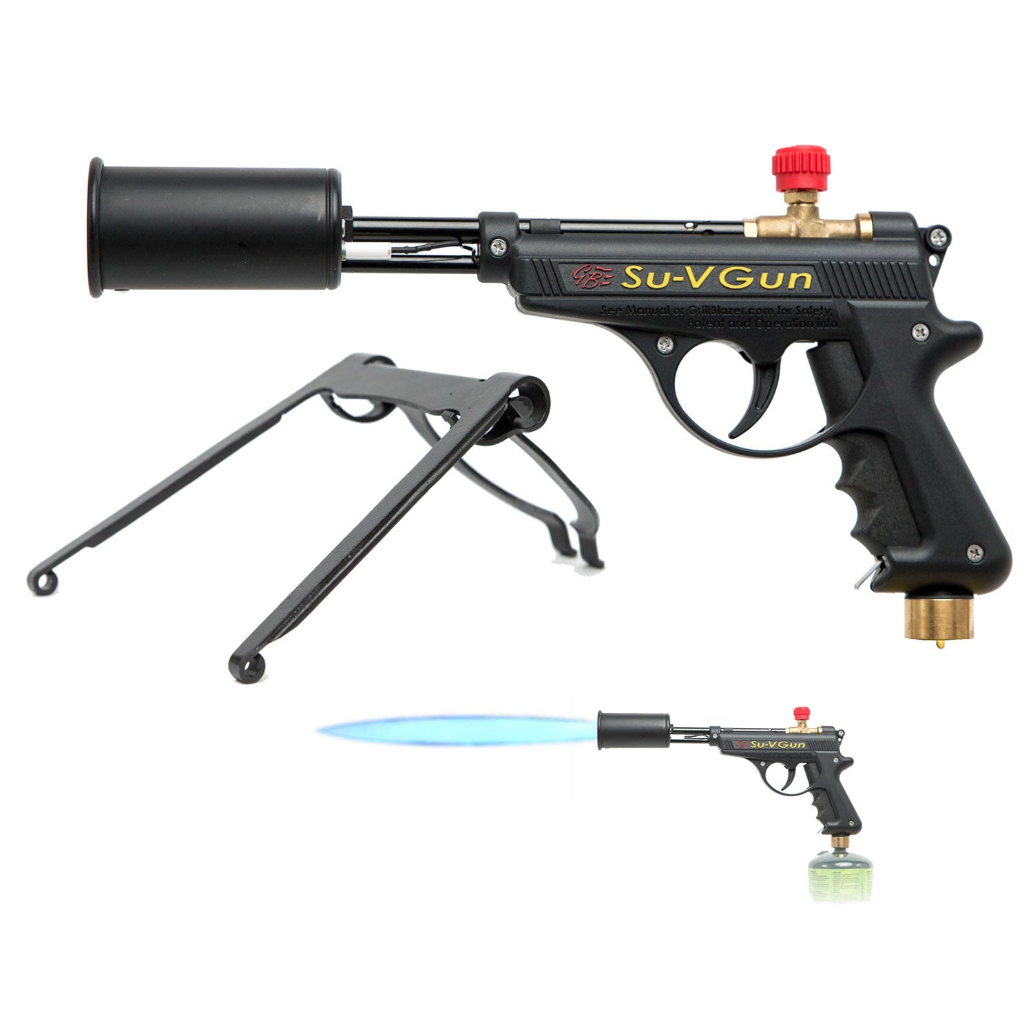 GrillBlazer Basic Propane Torch Gun and Rockwood Charcoal Mix, 20 Pound Bag