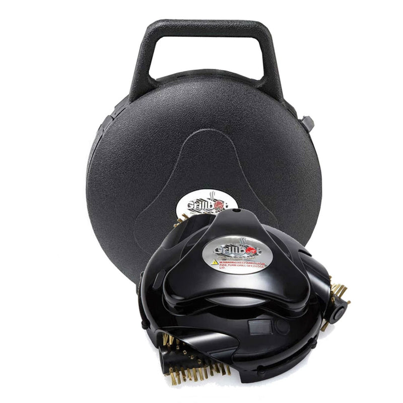 Grillbot Automatic Grill Cleaning Robot with Carry Case, Black (For Parts)