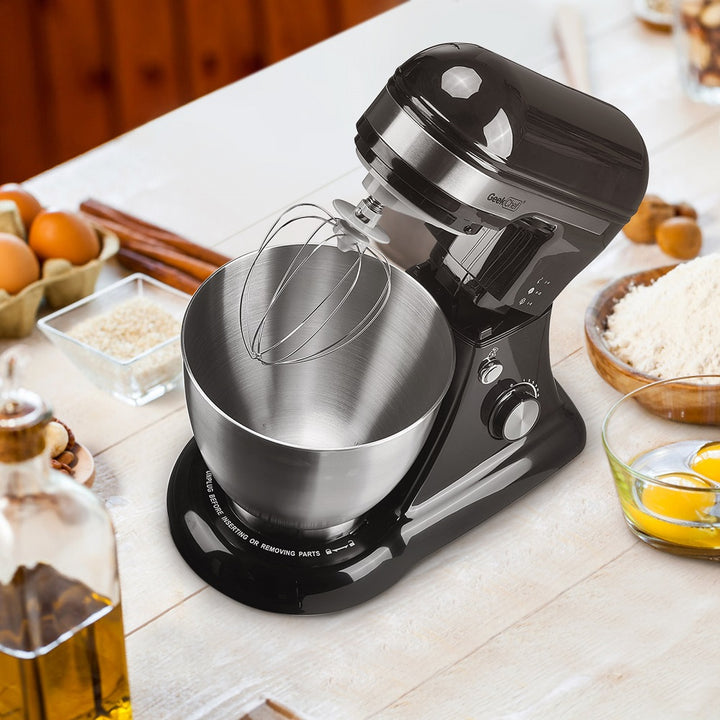 Geek Chef Stainless Steel 4.8 Qt Bowl 12 Speed Baking Food Stand Mixer(Open Box)