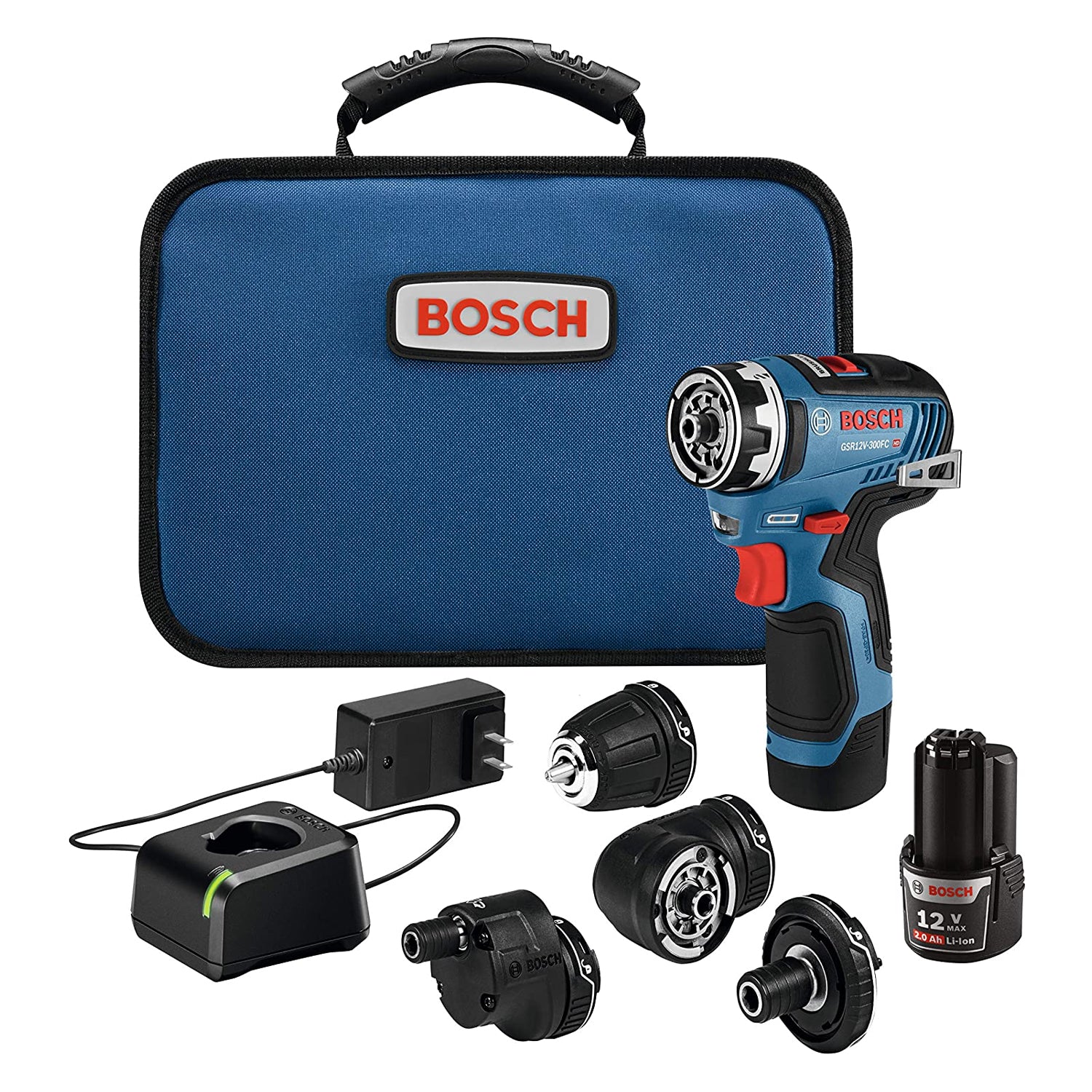 Bosch GSR12V-300FCB22 12V Max EC Brushless 5-In-1 Drill/Driver System (Open Box)