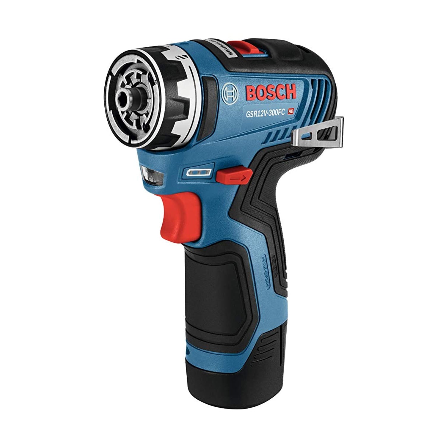 Bosch GSR12V-300FCB22 12V Max EC Brushless 5-In-1 Drill/Driver System (Open Box)