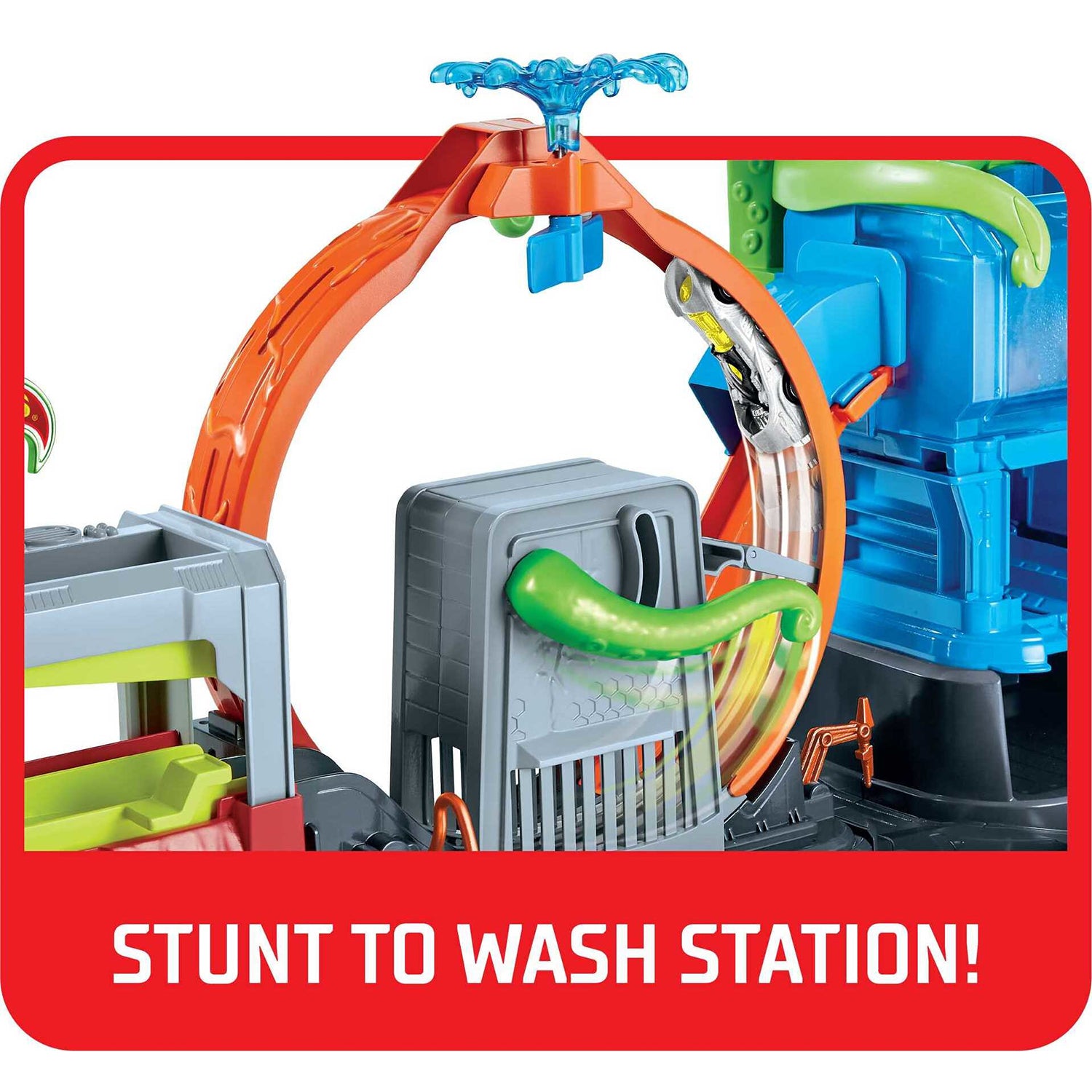 Hot Wheels City Ultimate Octo Car Wash Water Playset with Color Reveal Vehicle - VMInnovations