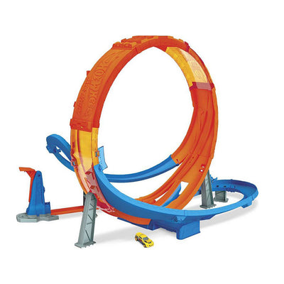 Hot Wheels Massive Loop Mayhem Battery Operated Track Set for Kids Ages 5 and Up