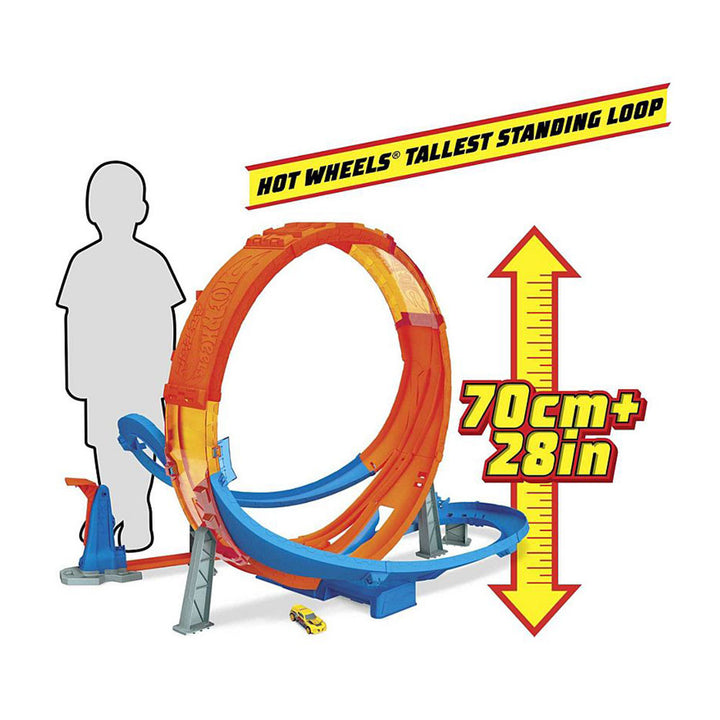 Hot Wheels Loop Mayhem Battery Operated Track Set for Kids Ages 5+ (Open Box) - VMInnovations