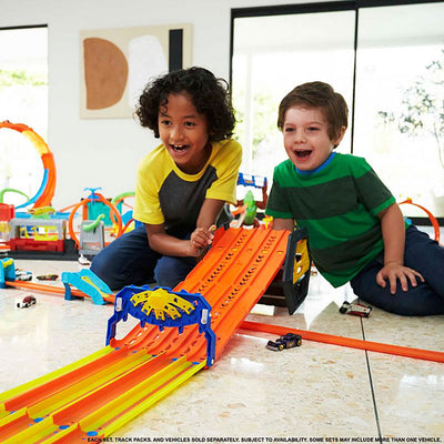 Hot Wheels Massive Loop Mayhem Battery Operated Track Set for Kids Ages 5 and Up - VMInnovations