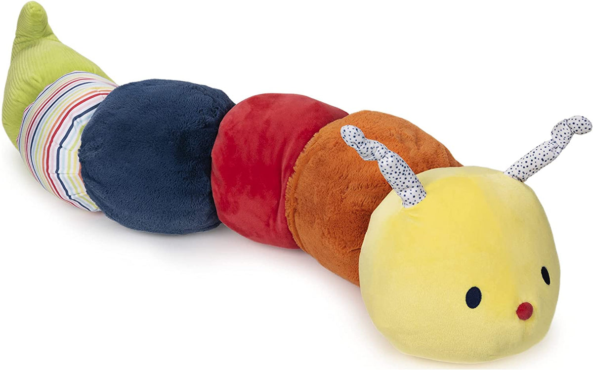 40" Soft Tinkle Crinkle Jumbo Caterpillar Sensory Stimulating Plush Toy (Used)