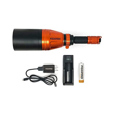 FOXPRO Gunfire Night Hunting Predator Light with Green, White, and Infrared LEDs