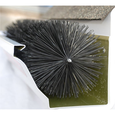 GutterBrush 6" Roof Rain Leaf Gutter Guard w/ Bristles, 60 Ft. Pack (Open Box)