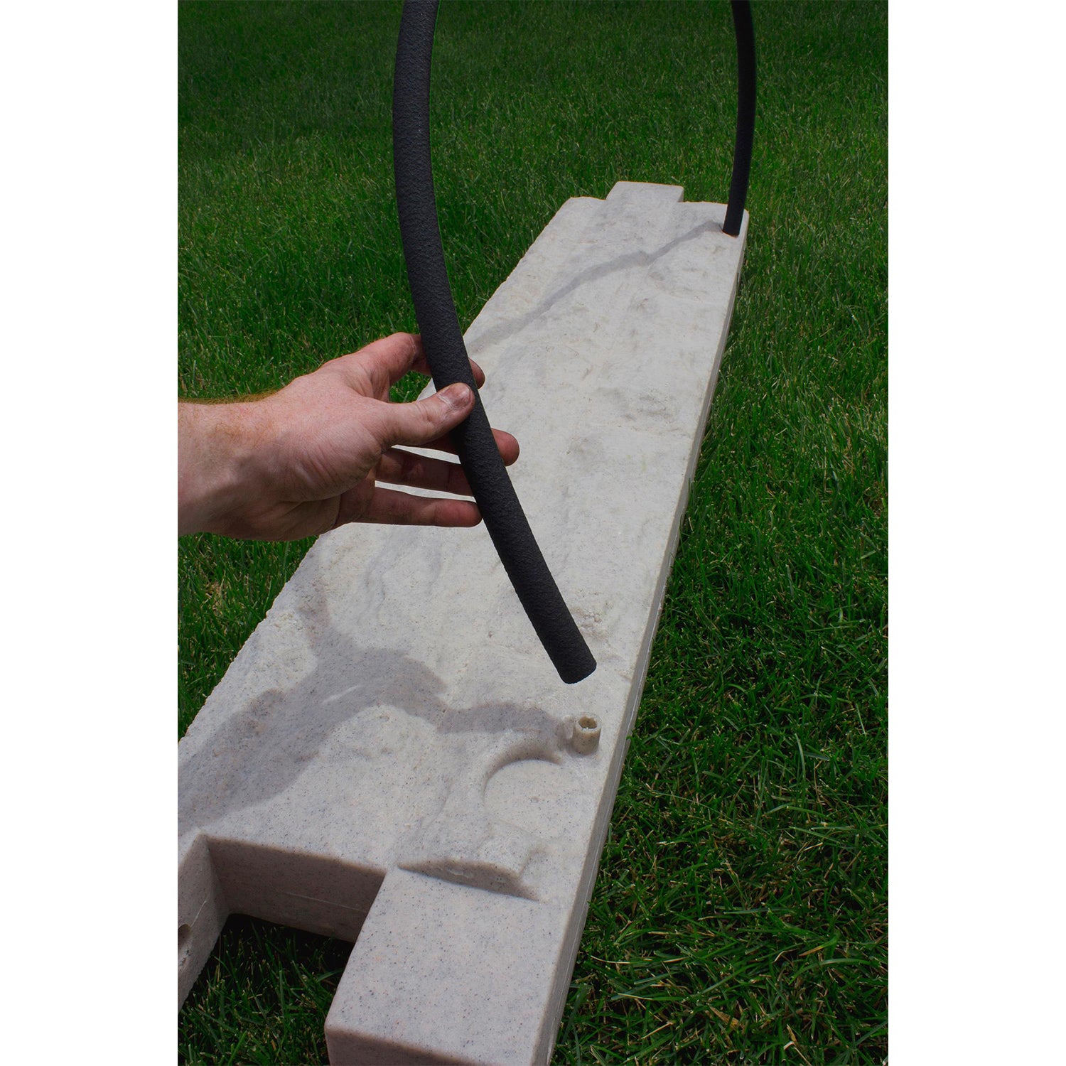 Good Ideas Garden Wizard Self Watering 4 Gallon Landscape Border, Sandstone