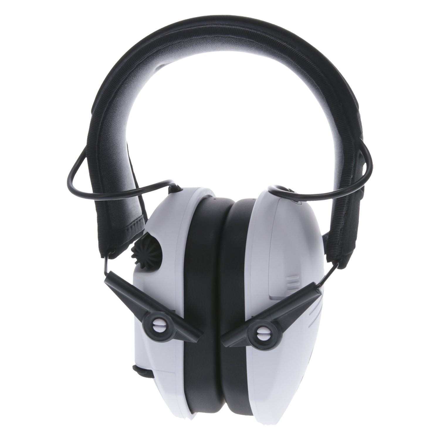 Walker's Razor Slim Shooter White Electronic Hearing Protection Earmuff w/ Case - VMInnovations
