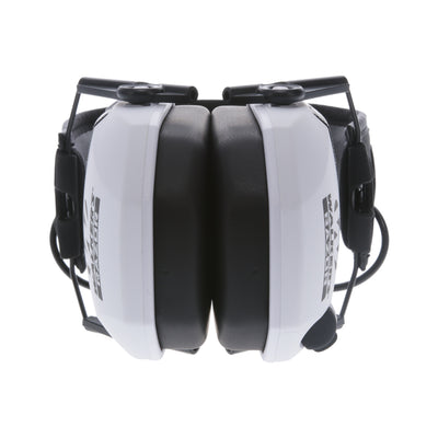 Walker's Razor Slim Shooter White Electronic Hearing Protection Earmuff w/ Case - VMInnovations