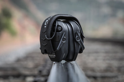 Walker's Razor Electronic Shooting Protection Earmuffs, NRR 22 dB, Black (Used) - VMInnovations
