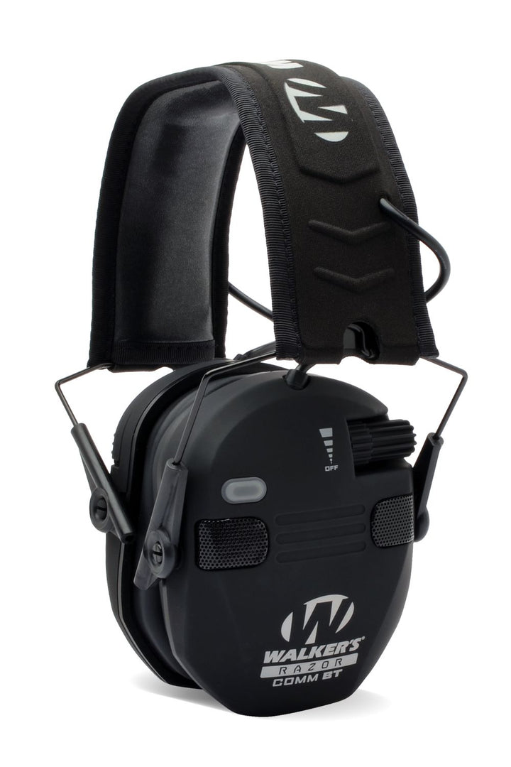 Walker's Razor Slim Electronic Bluetooth Shooting Ear Protection Muff, Black