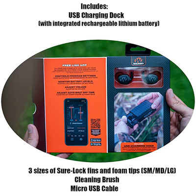Walker's Silencer BT 2.0 Shooting Protection Earbuds with Bluetooth (Used)