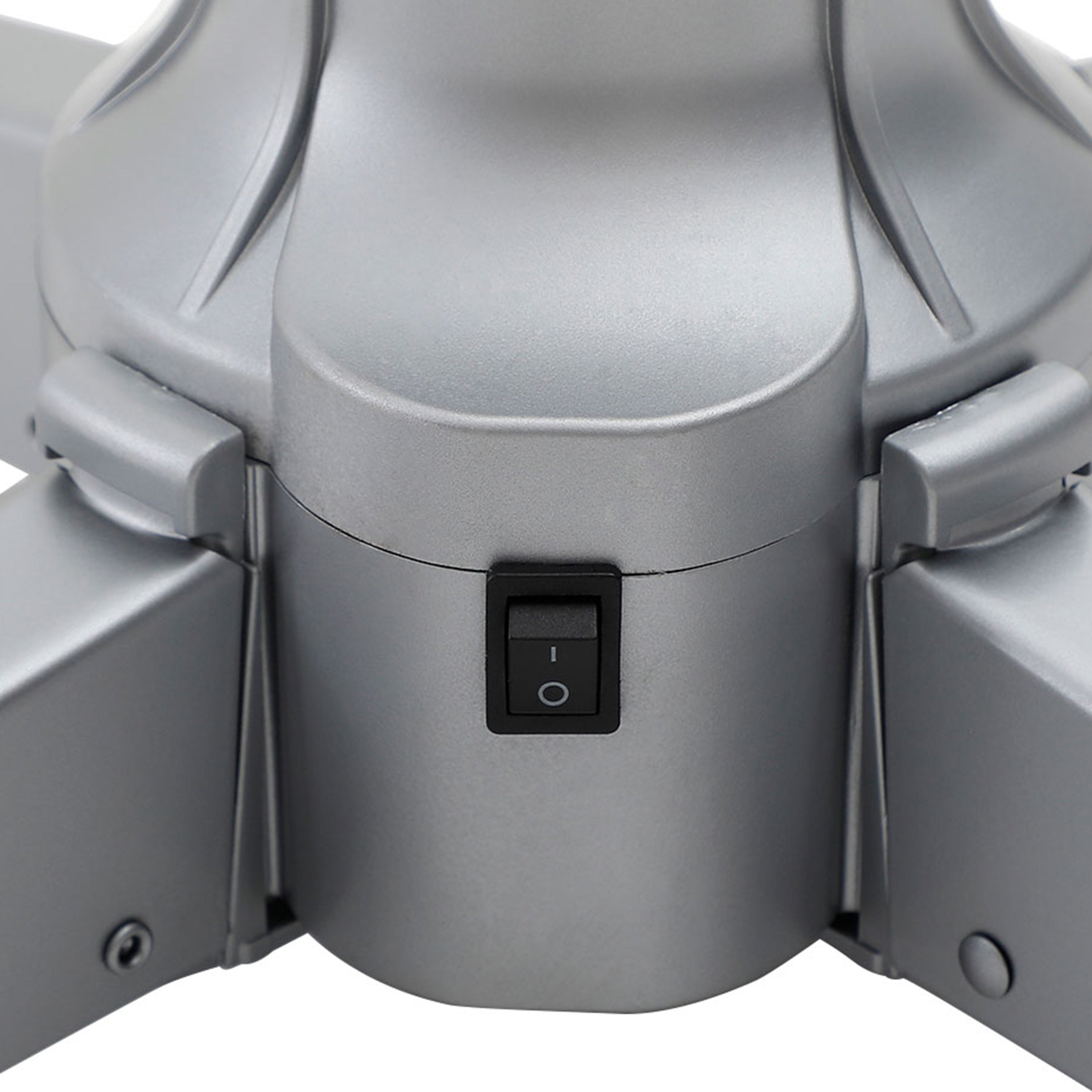 Home Heritage Electric Metal Rotating Tree Stand 7 Ft Tree, Silver (For Parts) - VMInnovations
