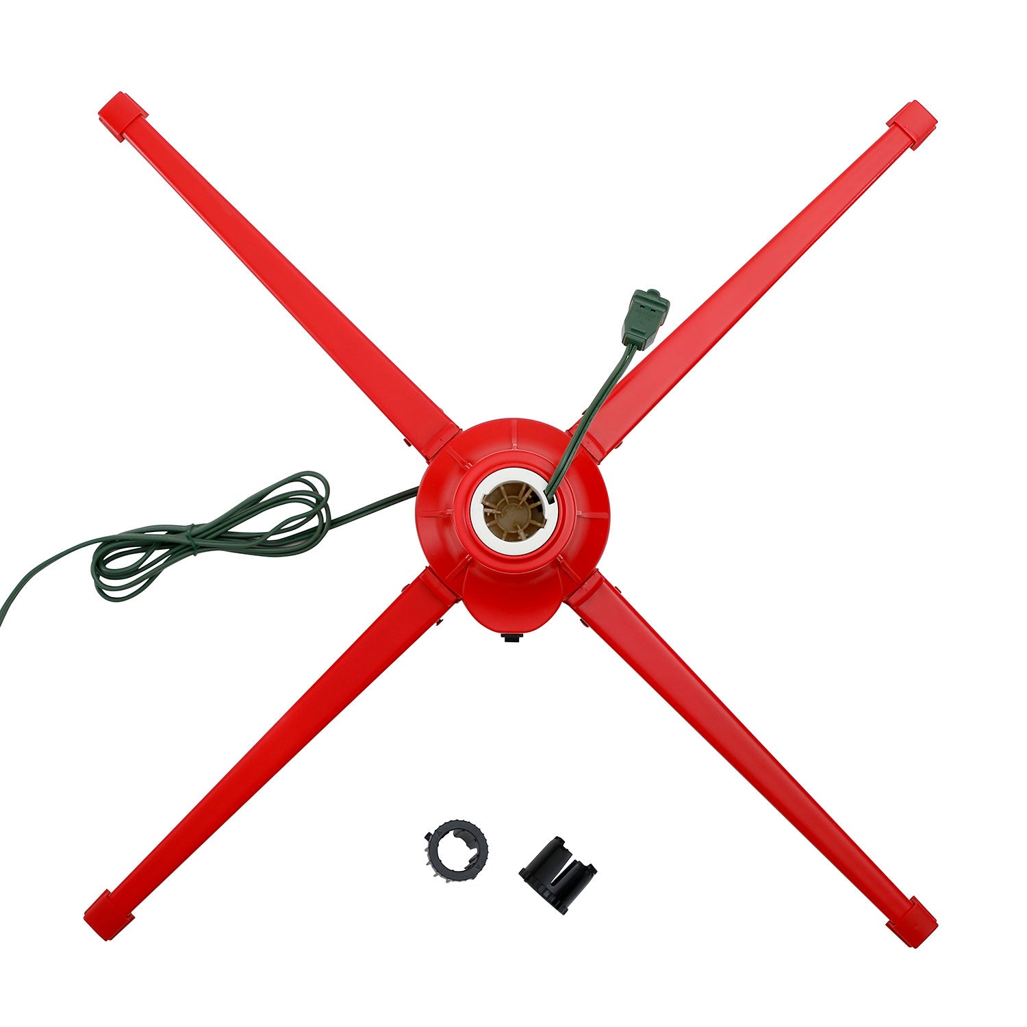 Home Heritage Metal Rotating Christmas Tree Stand for 7 Foot Trees (Open Box) - VMInnovations
