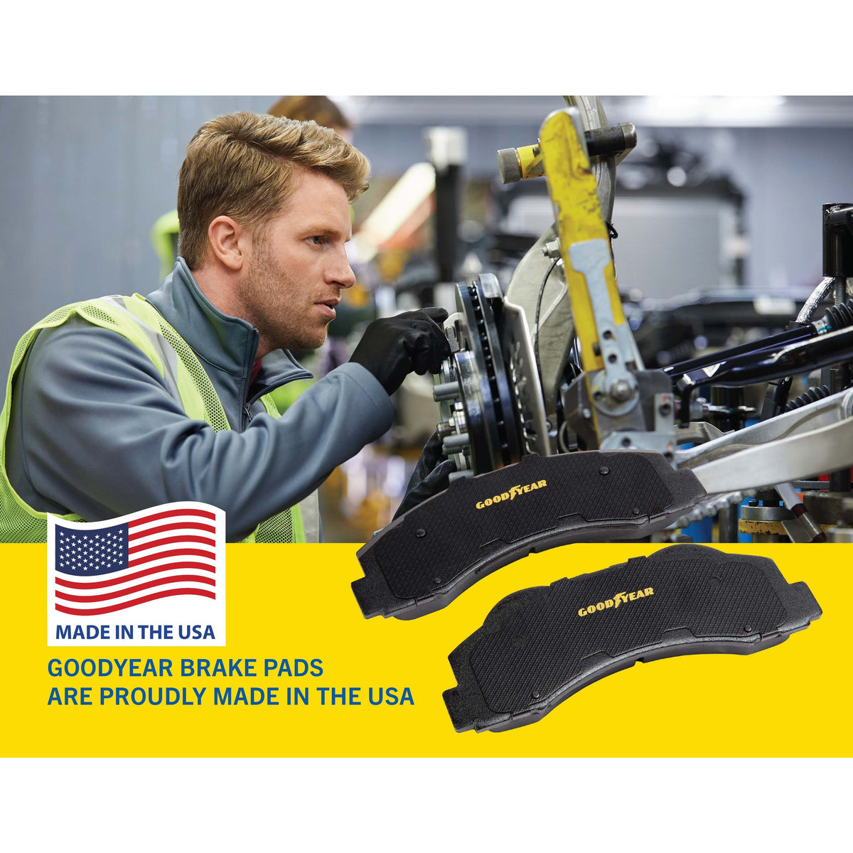 Goodyear Brakes Vehicle Front Brake Bundle w/Carbon Ceramic Pads & AntiOx Rotors