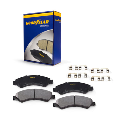 Goodyear Brakes GYD897 Automotive Carbon Ceramic Truck and SUV Front Brake Pads