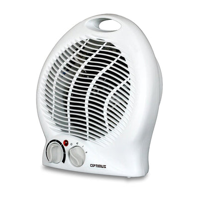 Optimus Portable 2 Speed Fan Personal Space Heater w/ Temperature Control (Used)