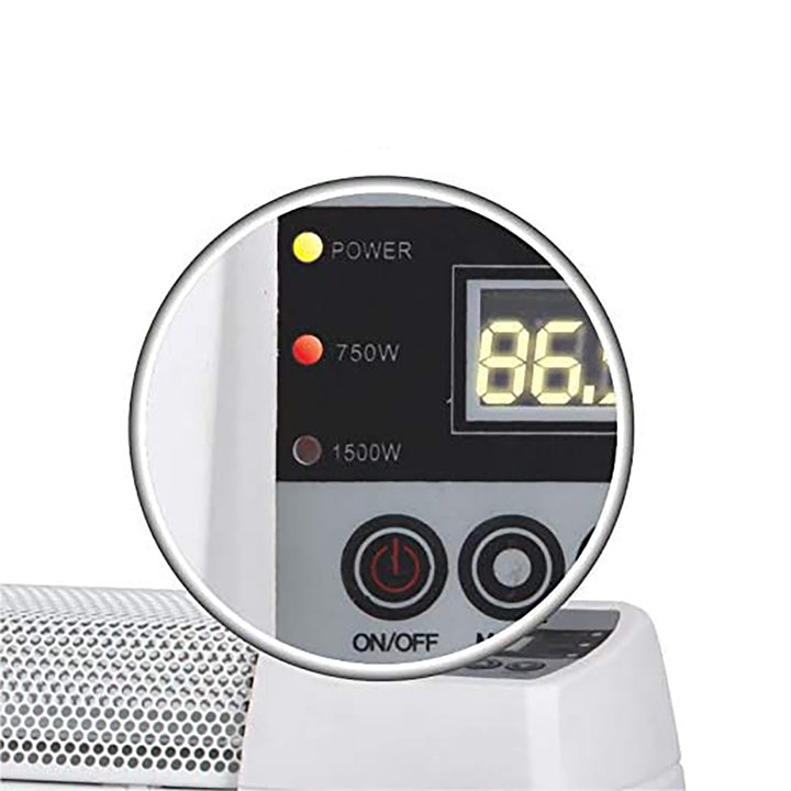 Optimus 30 Inch Baseboard Convection Space Heater with Digital Display(Open Box)