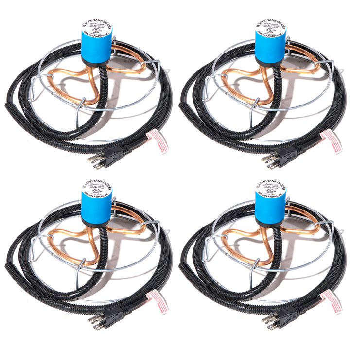 Farm Innovators H-439 1000 Watt Cast Aluminum Submergible Water Deicer (4 Pack)