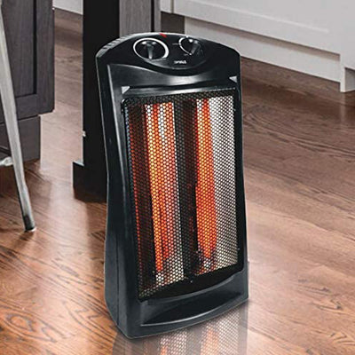 Optimus H-5235 Portable Fan Forced Tower Quartz Heater w/ Thermostat (Used) - VMInnovations