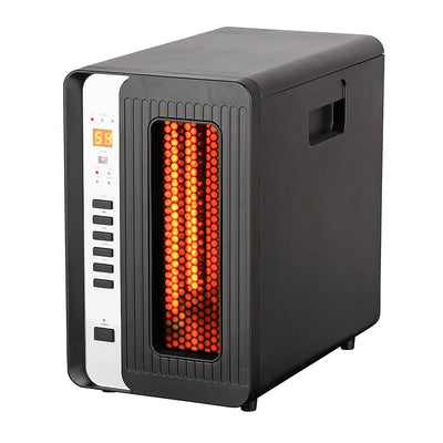 Optimus Electric Infrared Quartz Space Heater with LED Display Remote (Open Box)