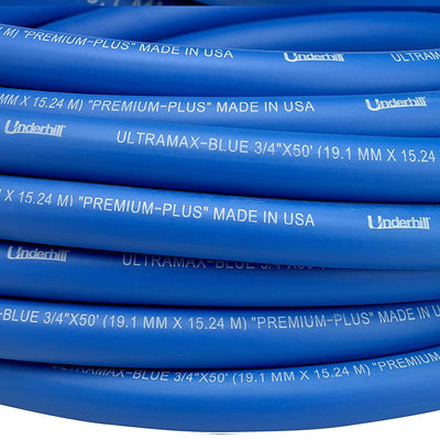 Underhill UltraMax Blue Premium 1" x 50' Heavy Duty Garden Water Hose (Open Box)