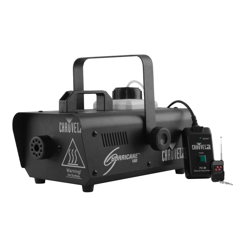 Chauvet DJ Hurricane 1000 Fog/Smoke Machine with Remote (Certified Refurbished)