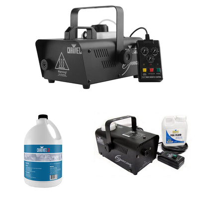 CHAUVET DJ Hurricane 1600 Fog Machine + Hurricane H700 Fog Machine + Fog Juice - VMInnovations