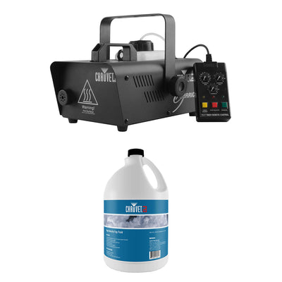 CHAUVET DJ Hurricane 1600 2.4L Pro Fog Machine + High Density Fog Juice